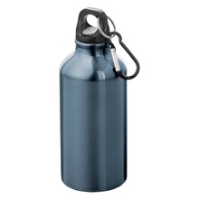 Bottiglia | Borraccia | In alluminio | Moschettone | 400 ml | 92100002 Metallo