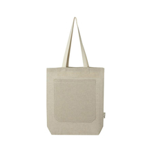 Tote bag in cotone riciclato | 150 g/m²  |con tasca frontale | 9L | 92120643 Naturale