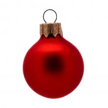 Pallina di Natale colorata | Opaca | 66 mm | 121002 Rosso