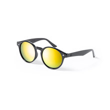 Occhiali da sole RPET | con protezione UV 400 | con montatura di design e lenti a specchio | 151605 Giallo