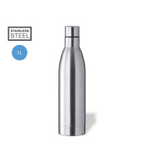 Bottiglia in acciaio inox | 1 litro | Confezione kraft | 151784 