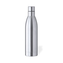Bottiglia in acciaio inox | 1 litro | Confezione kraft | 151784  Argento