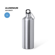 Bottiglia in alluminio | 1 litro | Confezione kraft | 151786 