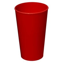 Bicchiere di plastica | 375 ml | Made in EU  | 92210037 Rosso