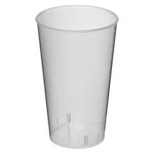 Bicchiere di plastica | 375 ml | Made in EU  | 92210037 Bianco traslucido