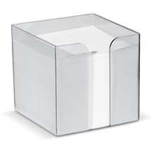 Dispenser Cubo | Post it | Bianco | 9191910 Trasparente