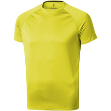 Magliette sportive stampate | Uomo | Tessuto a rete in poliestere | Vestibilità cool | 9239010 Neon-giallo