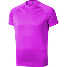Magliette sportive stampate | Uomo | Tessuto a rete in poliestere | Vestibilità cool | 9239010 Rosa fluorescente