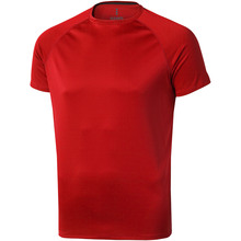 Magliette sportive stampate | Uomo | Tessuto a rete in poliestere | Vestibilità cool | 9239010 Rosso