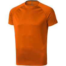 Magliette sportive stampate | Uomo | Tessuto a rete in poliestere | Vestibilità cool | 9239010 Arancia