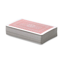 Carte da gioco | In scatola di plastica stampata | Classico | 8798614 Rosso
