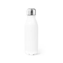 Bottiglia in alluminio | Lucida | 550 ml | Max184 Bianco