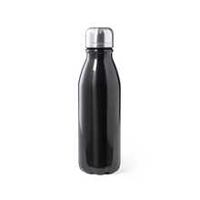 Bottiglia in alluminio | Lucida | 550 ml | Max184 Nero
