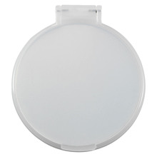 Specchio tascabile in plastica | 8031658 Bianco
