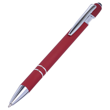 Penna a sfera | Alluminio | Con stilo | Incidibile | max050 Rosso