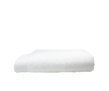 Asciugamano con ricamo | 450 grammi | 140 x 70 cm | 9614070 Bianco