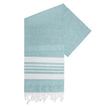 Asciugamano Hammam | 350 gr/m2 | 100 x 200 cm | Cotone ecologico | max1210000 Verde