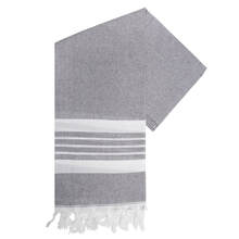Asciugamano Hammam | 350 gr/m2 | 100 x 200 cm | Cotone ecologico | max1210000 Antracite