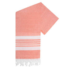 Asciugamano Hammam | 350 gr/m2 | 100 x 200 cm | Cotone ecologico | max1210000 Arancia