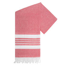 Asciugamano Hammam | 350 gr/m2 | 100 x 200 cm | Cotone ecologico | max1210000 Rosso