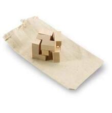 Puzzle di legno | Sacchetto di cotone | 8752585 Legno