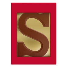 Lettera S di cioccolato | 80 grammi | 3 gusti | 7051005 Latte