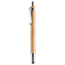 Penna a sfera di bambù con custodia | 8798052 Legno