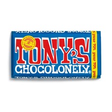 Tony's Chocolonely | Barretta di cioccolato | 180 grammi | max08 Puro