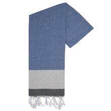 Asciugamano Hammam | 350 gr/m2 | 100 x 200 cm | Cotone ecologico | max1210002 Blu reale