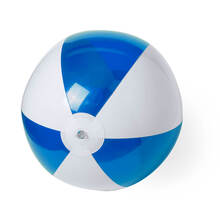 Pallone da spiaggia | 28 cm | Bianco con colore | 83781730 Blu