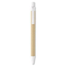 Penna a sfera | ECO | Cartone e mais | Full color | max133 Bianco