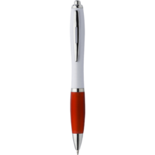 Penne a sfera | Con impugnatura in gomma | Full color | Maxs023 Bianco / Rosso