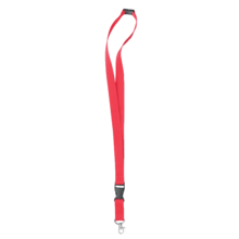 Lanyard  | 25 mm | Consegna veloce | Max083 Rosso